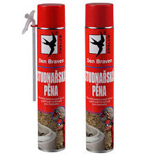 PU pěny, pistole, lepidla