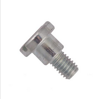 DIN 923 velká hlava s dříkem, rovná drážka