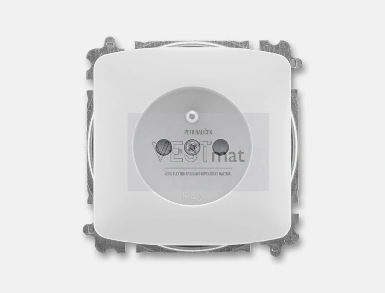 zásuvka 6619A-A06357 B 2P+T Tango bílá