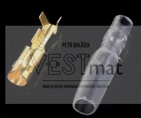 Pin lisovací - 4mm samice