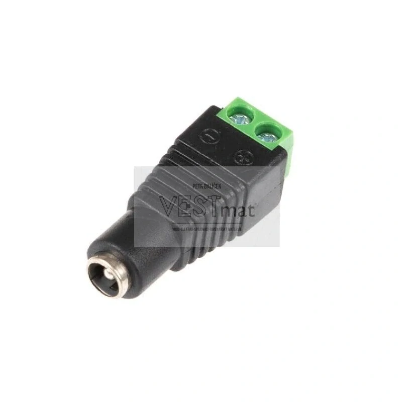 DC konektor se svorkovnicí (samice)