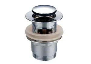 Umyvadlový dotekový ventil KLIK-KLAK, celokovový 5/4", malá zátka