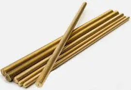 závitová tyč s metrickým závitem M5 x 1000, mosaz