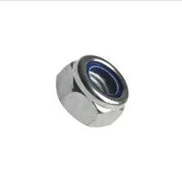 DIN 985, matice pojistná nízká s nekovovou vložkou, ocel /8/, zinek bílý, M2