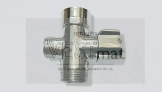 Přepínač sprchy s aretací 3/4" x 1/2" x 3/4", chrom