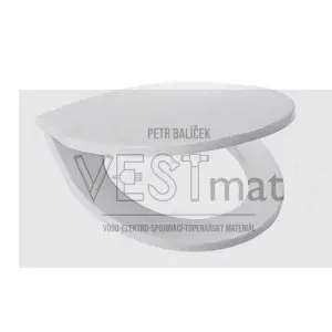 Sedatko s poklopem pro kombi klozety, zpomalovaci mechanizmus, Lyra plus