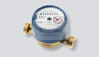 B-METERS bytový vodoměr 30°C, 3/4" x 130 mm, Qn 4,0, pro modul IWM-TX5