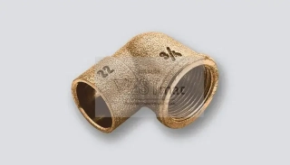 22 x 1" mosazné koleno s vnitřním závitem A x IG