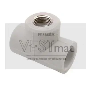 PPR T kus 25 x 1/2" x 25 vnitřní kovový závit