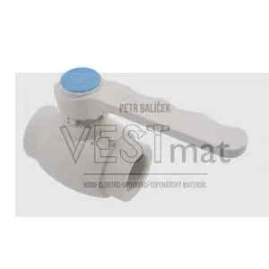 PPR ventil 50 kulový přímý s pákou 