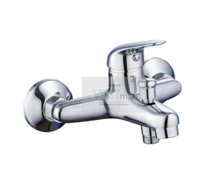 PLUTO, vanová stěnová baterie bez sprchové sady, rozteč 150 mm