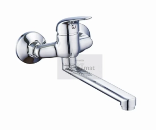 PLUTO, dřezová stěnová baterie, rozteč 100 mm, ramínko 200 mm