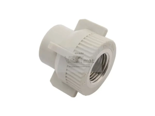 PPR přechodka 20 x 1/2" vnitřní (kovový závit) s křížem