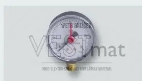 manometr se spodním napojením, D = 63 mm, 0 - 4 bar
