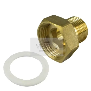 Půlšroubení s plochým těsněním, 3/4" x 1"