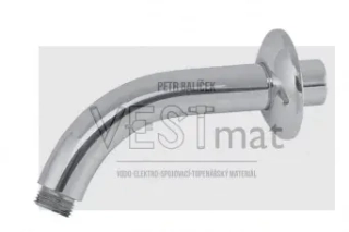 Rameno pevné sprchy s krytkou 200 mm, chrom
