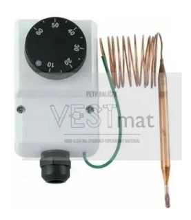 Termostat provozní zákrytový TS9520.54 (02), kapilára 1,5m, 0-90°C, IP40-náhrada 8259