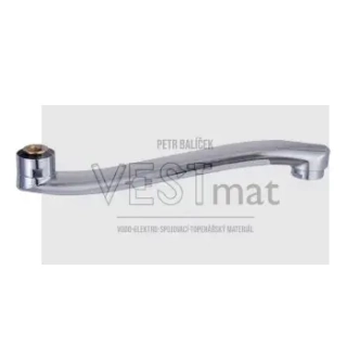 Ramínko prohnuté, délka 350 mm