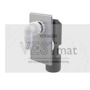 Sifon pračkový podomítku chrom