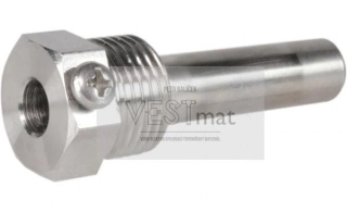 Jímka teploměrová 65 mm, G1/2", ocel-lak