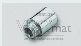 TIEMME mosazné prodloužení 1/2" x 100 mm, chrom