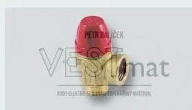 TIEMME 1/2" x 1/2" pojistný ventil, T = 120°C, 2,0 bar MF