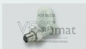 TIEMME 1/2" přímý radiátorový ventil jednoregulační EXCEL