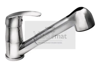 ZORA, dřezová stojánková baterie ZORA s výsuvnou sprchou