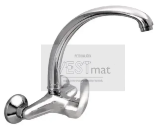 ZORA, dřezová stěnová baterie ZORA s ramínkem "U"- rozteč 150 mm