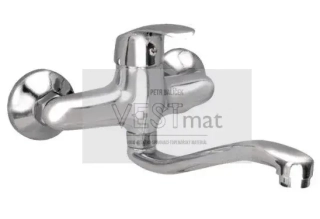 ZORA, dřezová stěnová baterie ZORA s ramínkem "Z"- rozteč 150 mm