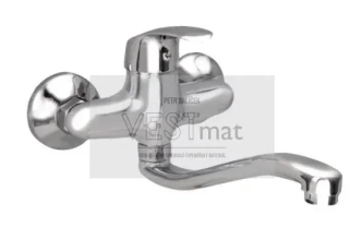 ZORA, dřezová stěnová baterie ZORA s ramínkem "Z"- rozteč 100 mm