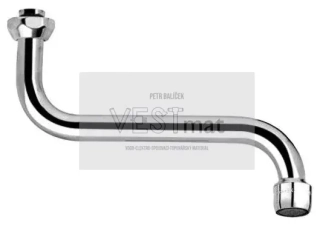 Výtokové ramínko k dřezové stěnové baterii - *3115/S