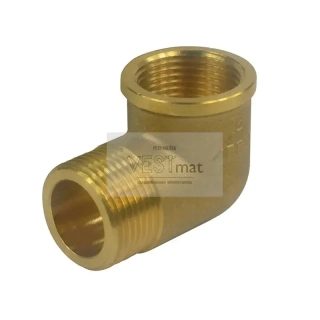 Mosazné koleno ŠM (MF) 1/2“