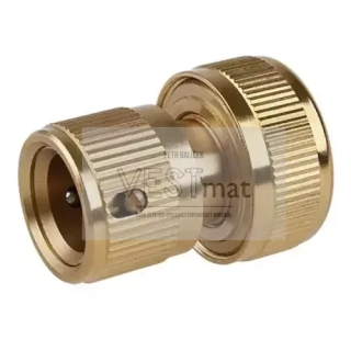 Rychlospojka + stop ventil, 3/4" mosaz 