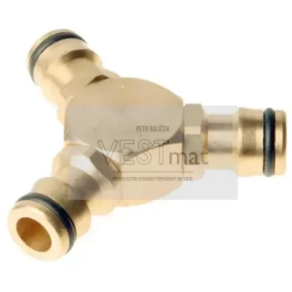  Mezikus pro 3 rychlospojky, mosaz 