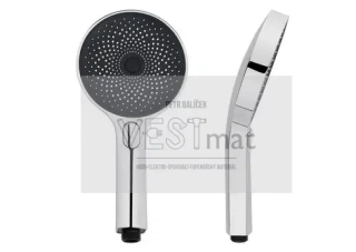 COMELLE, 3-polohová ruční sprcha, ø 130mm, chrom-černá mat