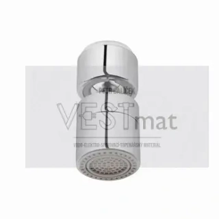 spořič vody 2-polohový, krátký s kloubem, kovový