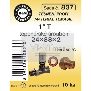 Sada těsnění 1"T 24x38x2-10x3107b-temasil