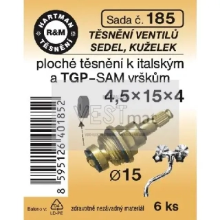 Sada vršku baterie TGP SAM 4,5 x 15 x 4 mm