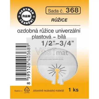 Růžice univerzální 1/2" - 3/4", plast