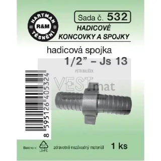 Sada spojka hadicová 1/2" Js 13, plast