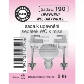 Sada k upevnění sedátek WC-FS Q 05 M8-x75 ZB