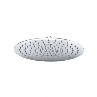 Talířová sprcha horní, Slim, kulatá, ø 300 mm, s kloubem, nerez