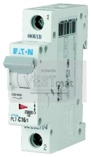 jistič PL7-B16/1 10kA
