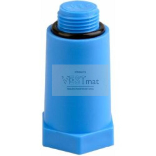 PPR zátka 1/2" plastová konstrukční modrá