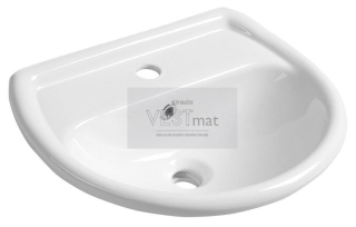 Keramické umyvadlo 50x40cm, bílá