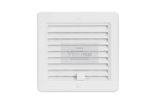 Mřížka větrací se žaluzií VM, 150 x 150 mm UB, bílá 0213 