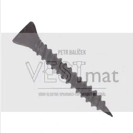 Šroub pro sádrovláknité desky FERMACELL, kuželová hlava, drážka Phillips, fosfát, 3.9x19 mm