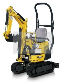 Minibagr Yanmar SV08 - 2500Kč/den