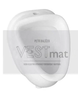 Urinál s horním přívodem vody, 31x45cm